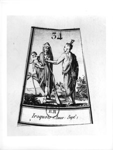 Iroquois Indians by French School